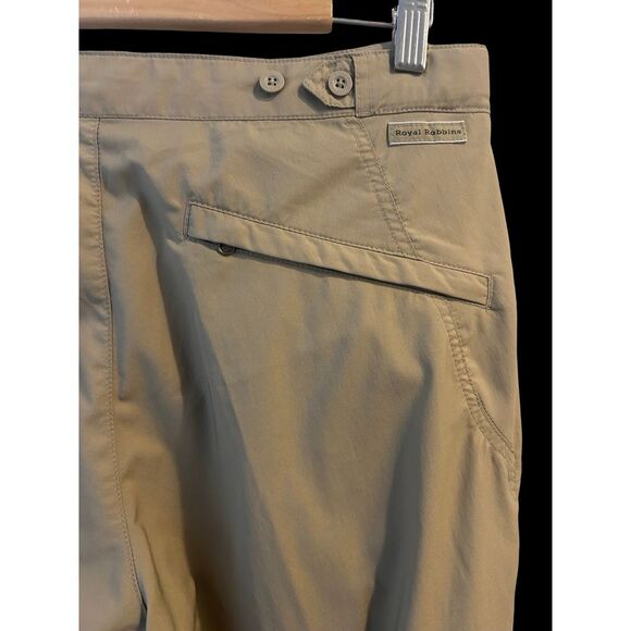 Royal Robbins‎ Khaki Outdoor Pants Lightweight Hiking Trousers size 10S - Picture 9 of 12